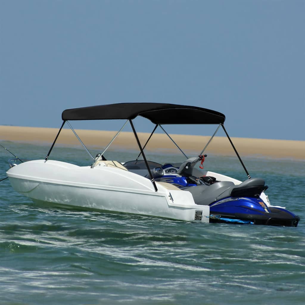 2-bow Bimini Top Black 150x120x110 cm