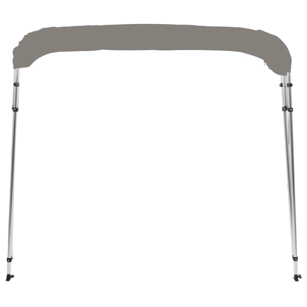 vidaXL 4-bow Bimini Top Grey 243x196x137 cm