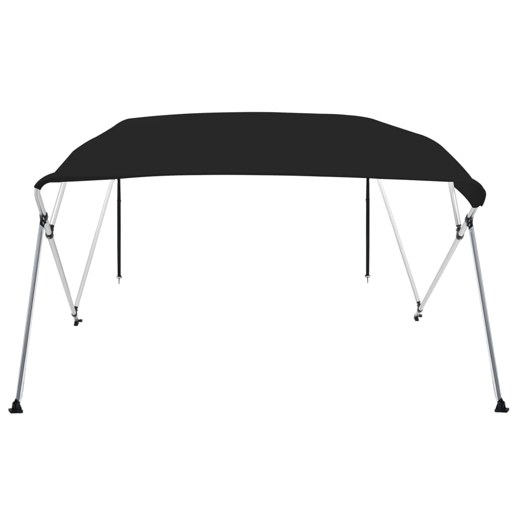 4-bow Bimini Top Black 243x196x137 cm