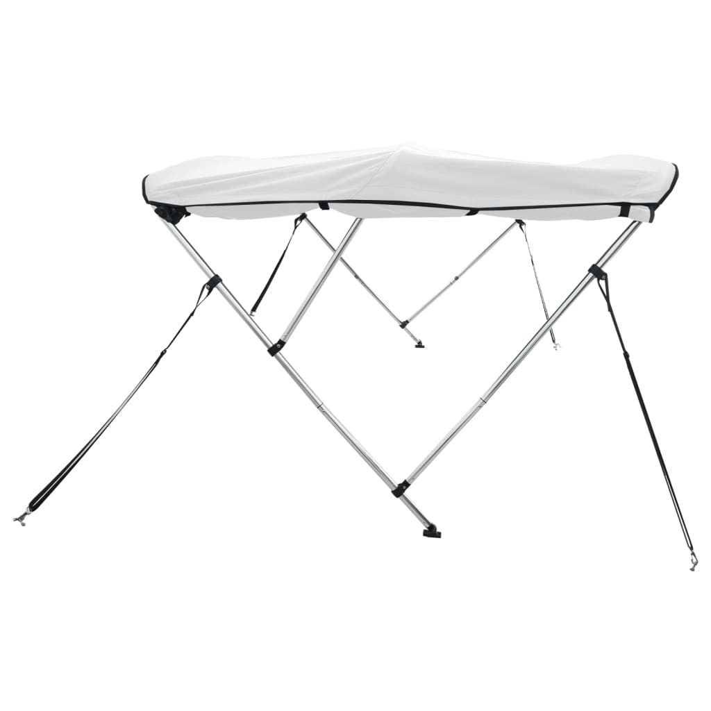 vidaXL 3-bow Bimini Top with Sidewalls 183x(137-152)x137 cm