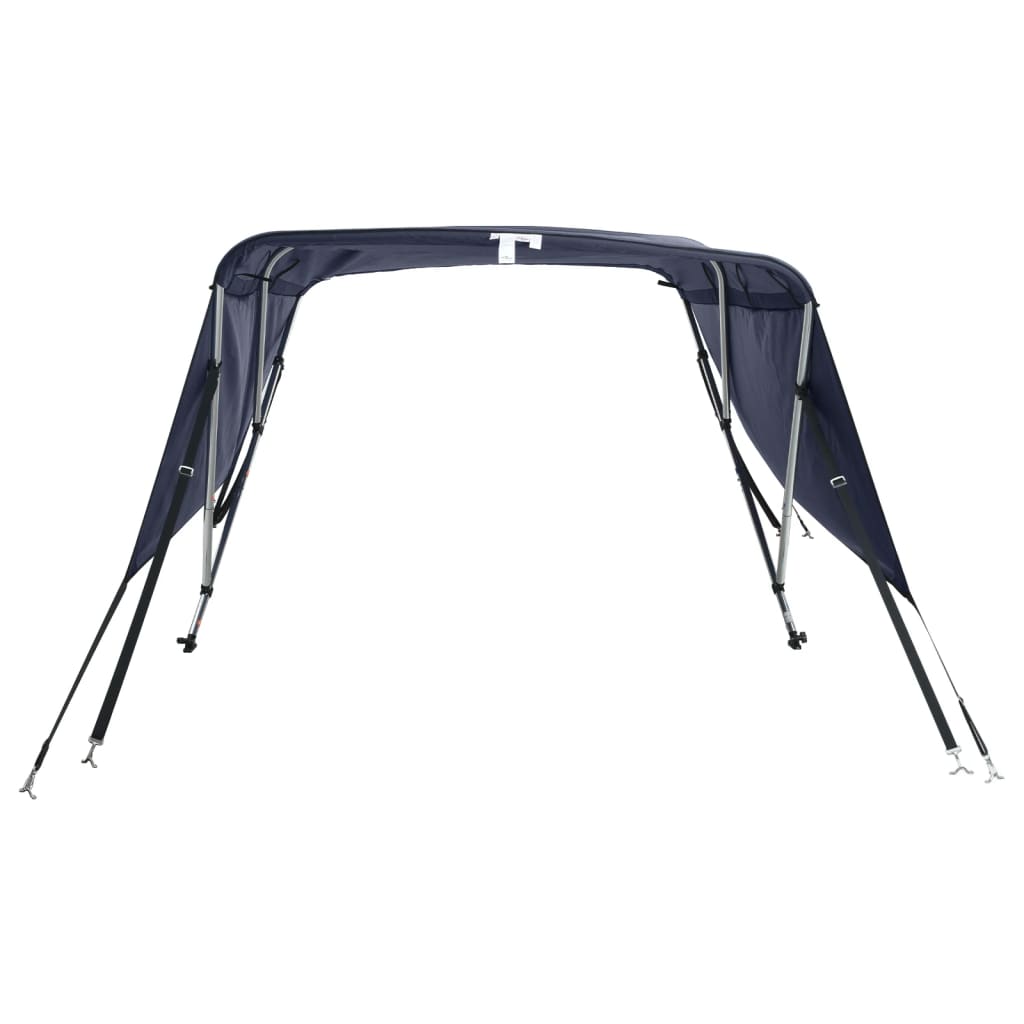 vidaXL 3-bow Bimini Top with Sidewalls 183x(137-152)x137 cm