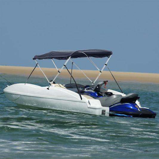 vidaXL 3-bow Bimini Top with Sidewalls 183x(170-182)x137 cm