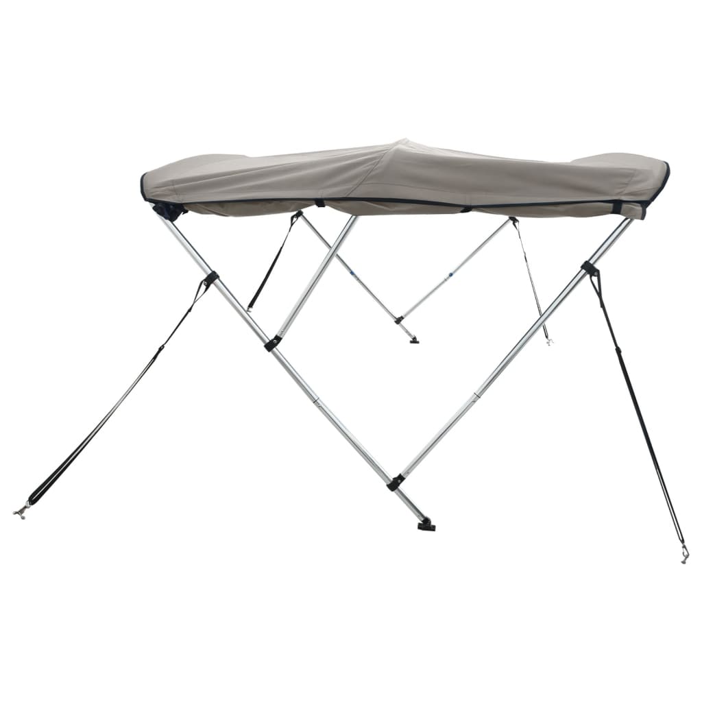 vidaXL 3-bow Bimini Top with Sidewalls 183x(137-152)x137 cm