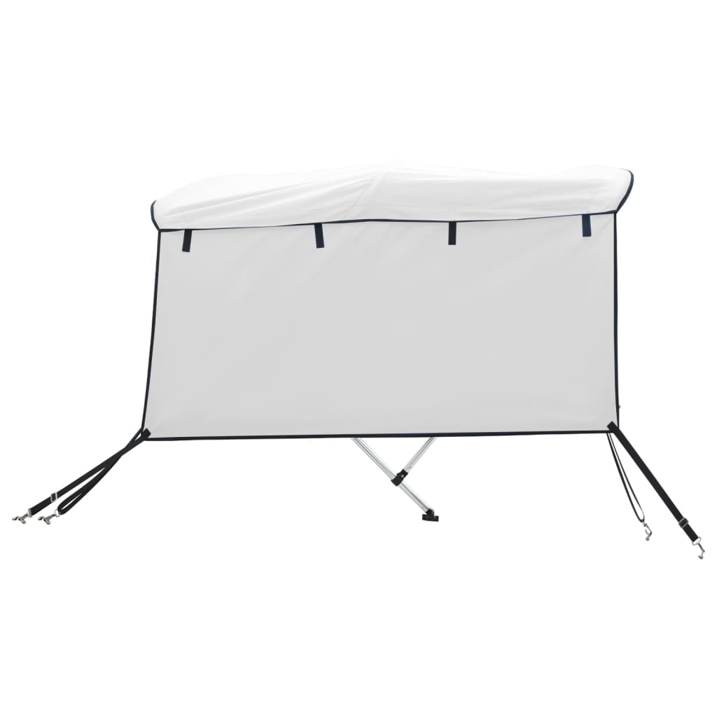 vidaXL 4-bow Bimini Top with Sidewalls 243x(230-244)x137 cm