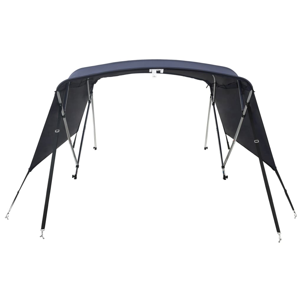 vidaXL 4-bow Bimini Top with Sidewalls 243x(230-244)x137 cm