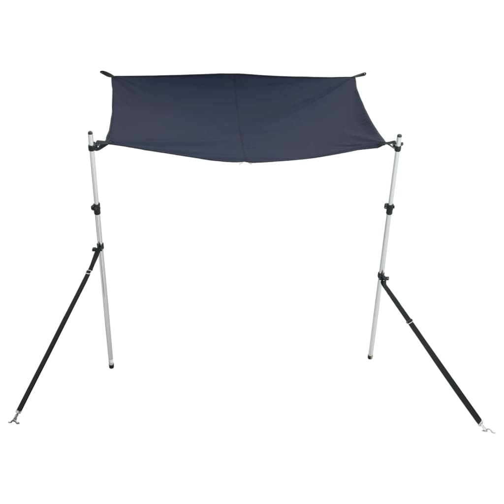 vidaXL T-Top Shade Extension Navy Blue 170x208x(115-183) cm