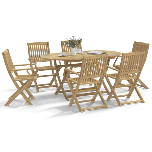 Folding Chairs 6 pcs 54,5x58x90 cm Solid Wood Acacia