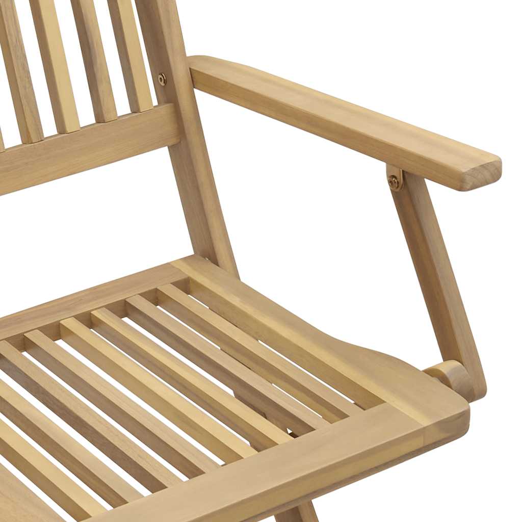 Folding Garden Chairs 8 pcs 54x61x88 cm Solid Wood Acacia