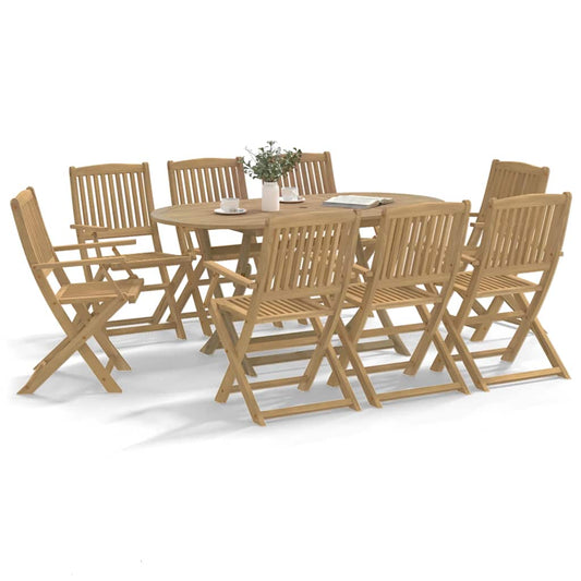 Folding Chairs 8 pcs 54,5x58x90 cm Solid Wood Acacia