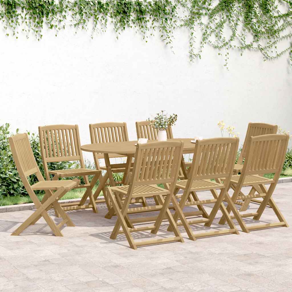 Folding Garden Chairs 8 pcs 44x50x88 cm Solid Wood Acacia