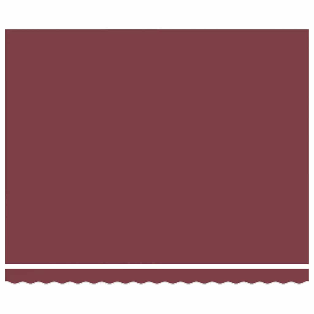 Manual Retractable Awning with LED Burgundy 400x300 cm