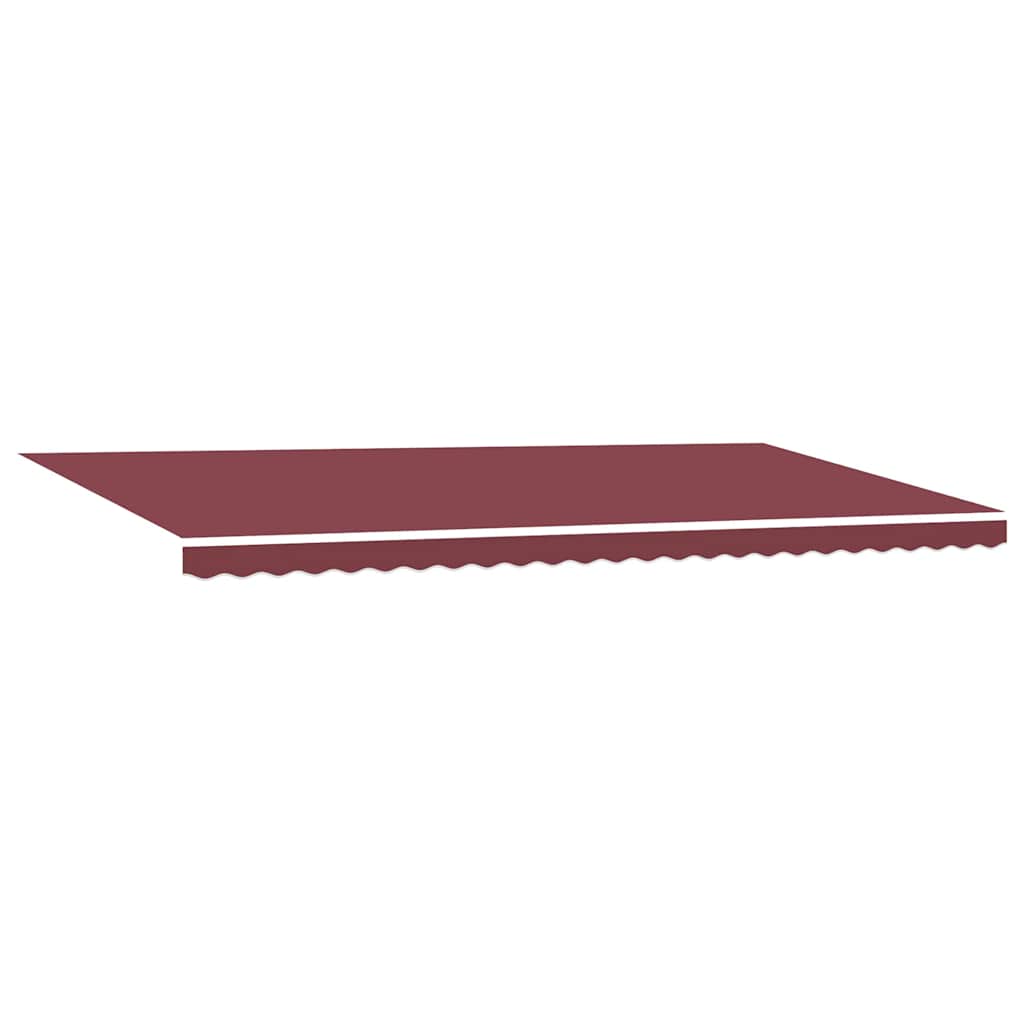 Manual Retractable Awning Burgundy 600x300 cm
