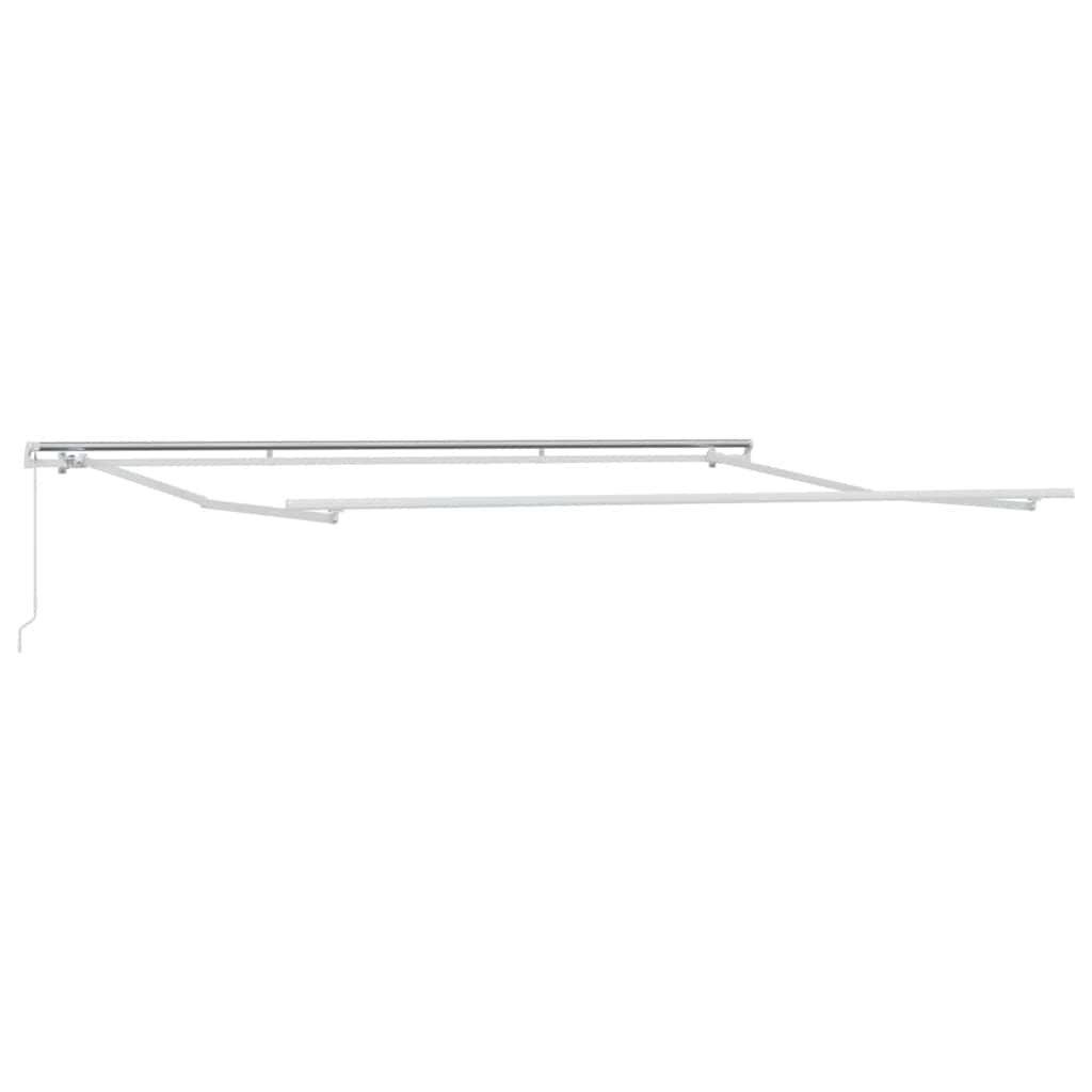Manual Retractable Awning Burgundy 500x300 cm