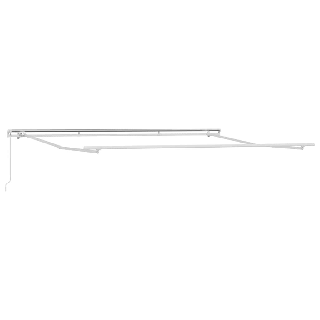 Manual Retractable Awning Brown 450x300 cm