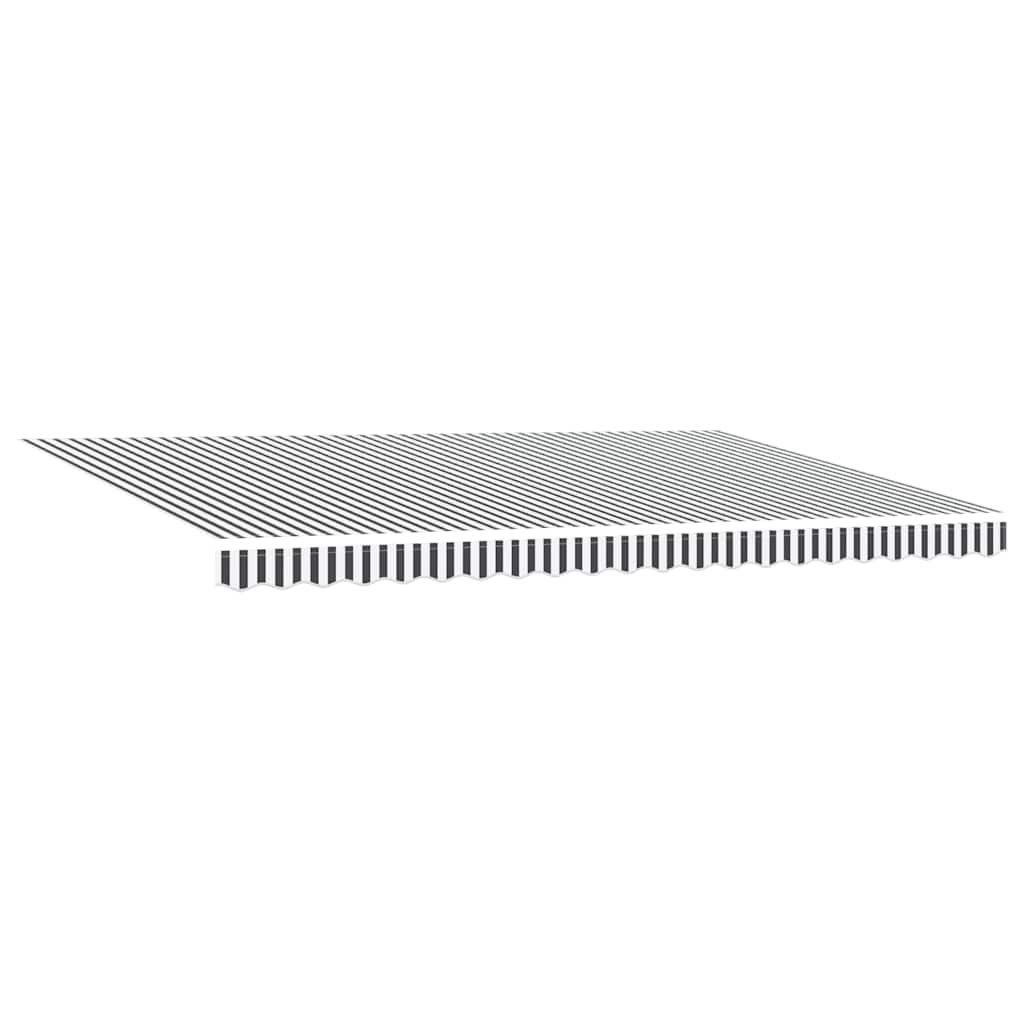 Retractable Awning | Anthracite and White