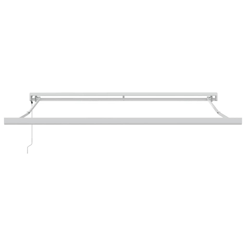 vidaXL Retractable Awning Anthracite and White 3x2.5 m Fabric&Aluminium