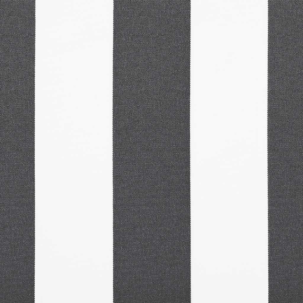 vidaXL Retractable Awning Anthracite and White 3x2.5 m Fabric&Aluminium