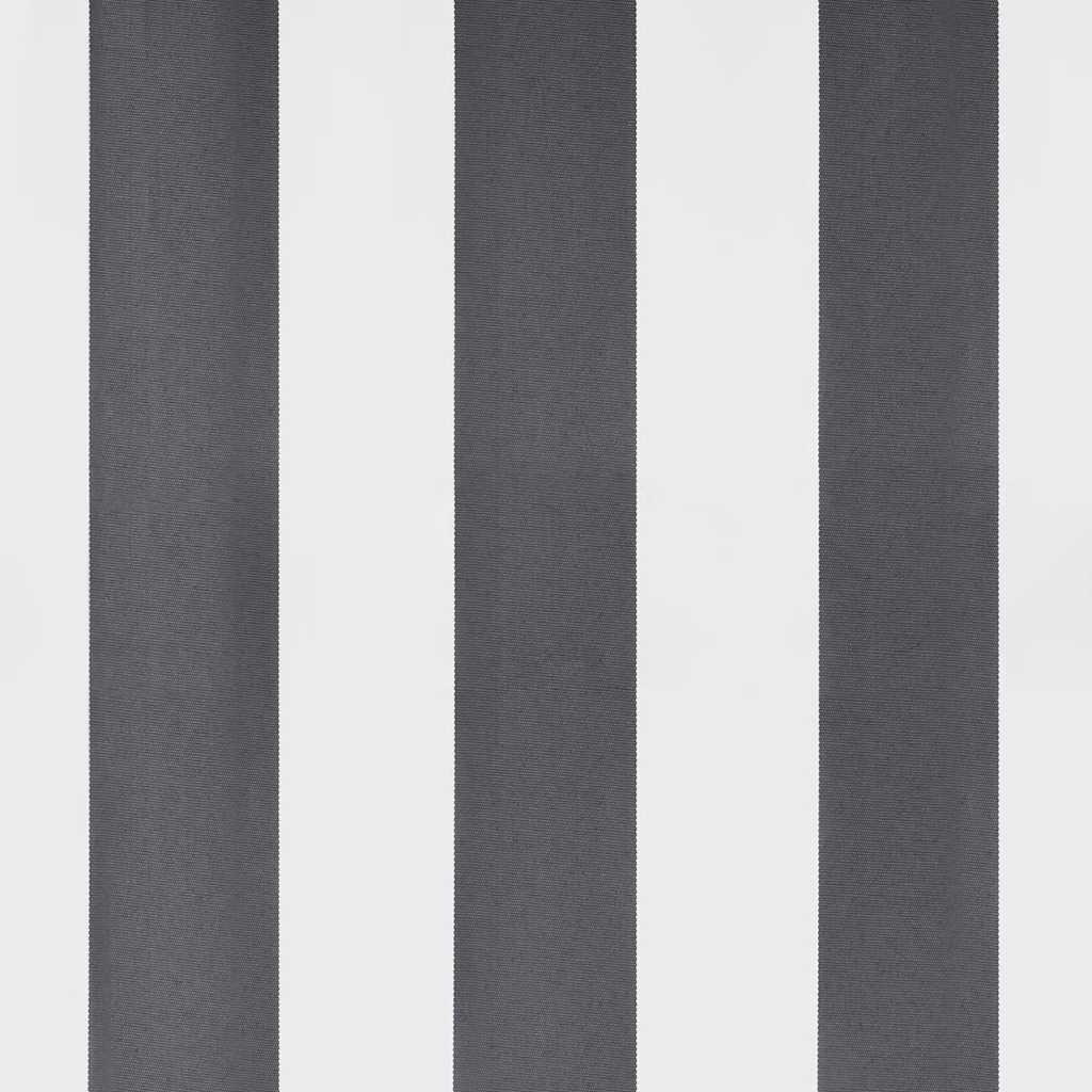 vidaXL Retractable Awning Anthracite and White 4x3 m Fabric&Aluminium