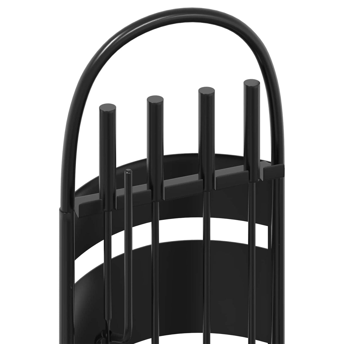 5 Piece Fireplace Tool Set 23x15x66 cm Steel