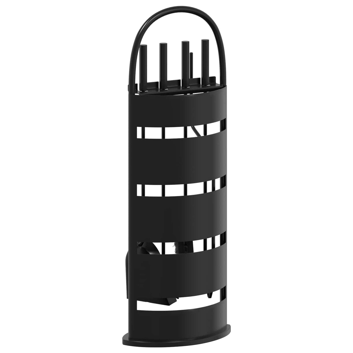 5 Piece Fireplace Tool Set 23x15x66 cm Steel