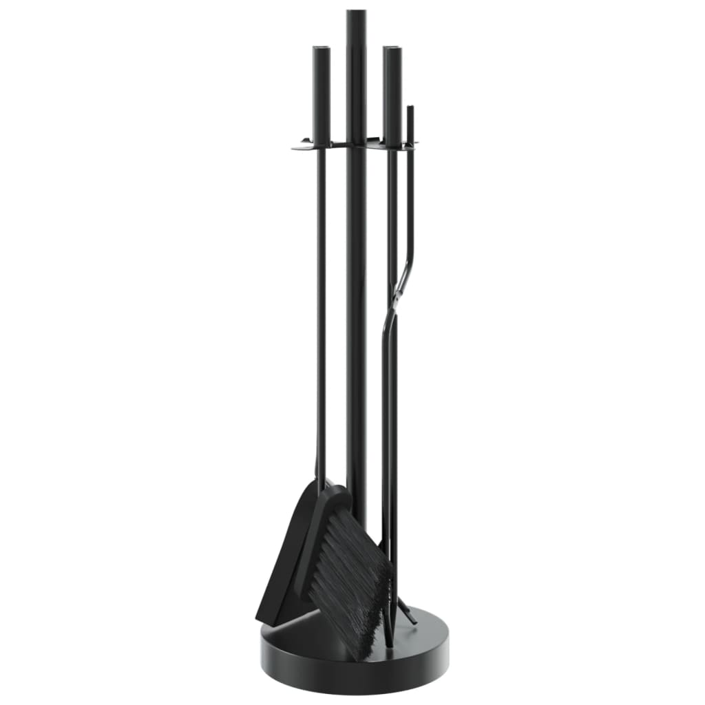 5 Piece Fireplace Tool Set 18x66 cm Steel