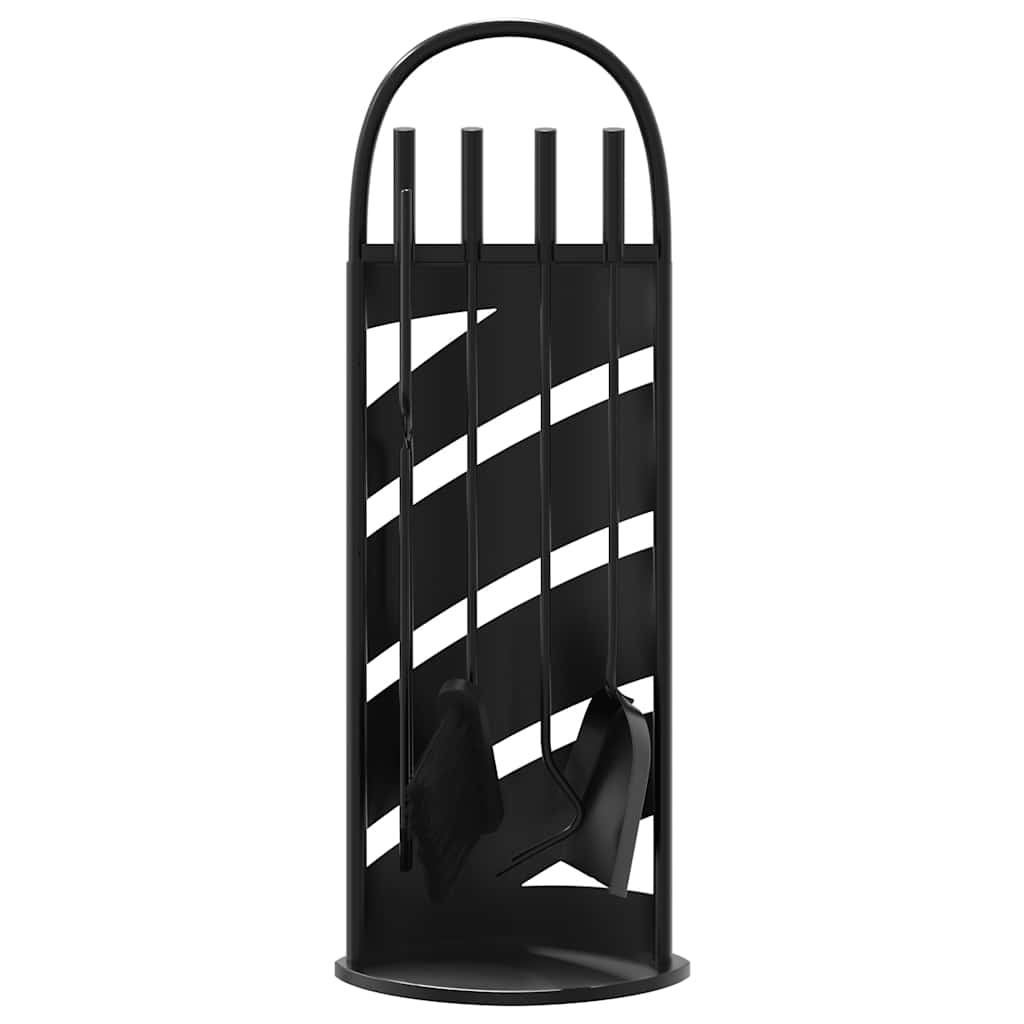 5 Piece Fireplace Tool Set 23x15x66 cm Steel