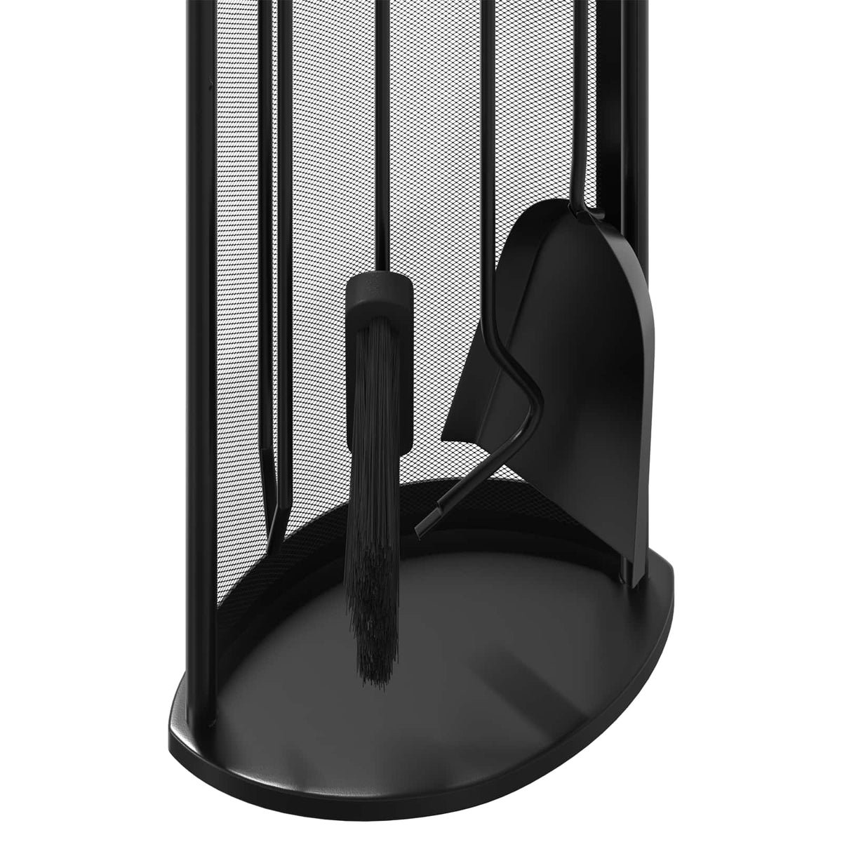 5 Piece Fireplace Tool Set 23x15x66 cm Steel