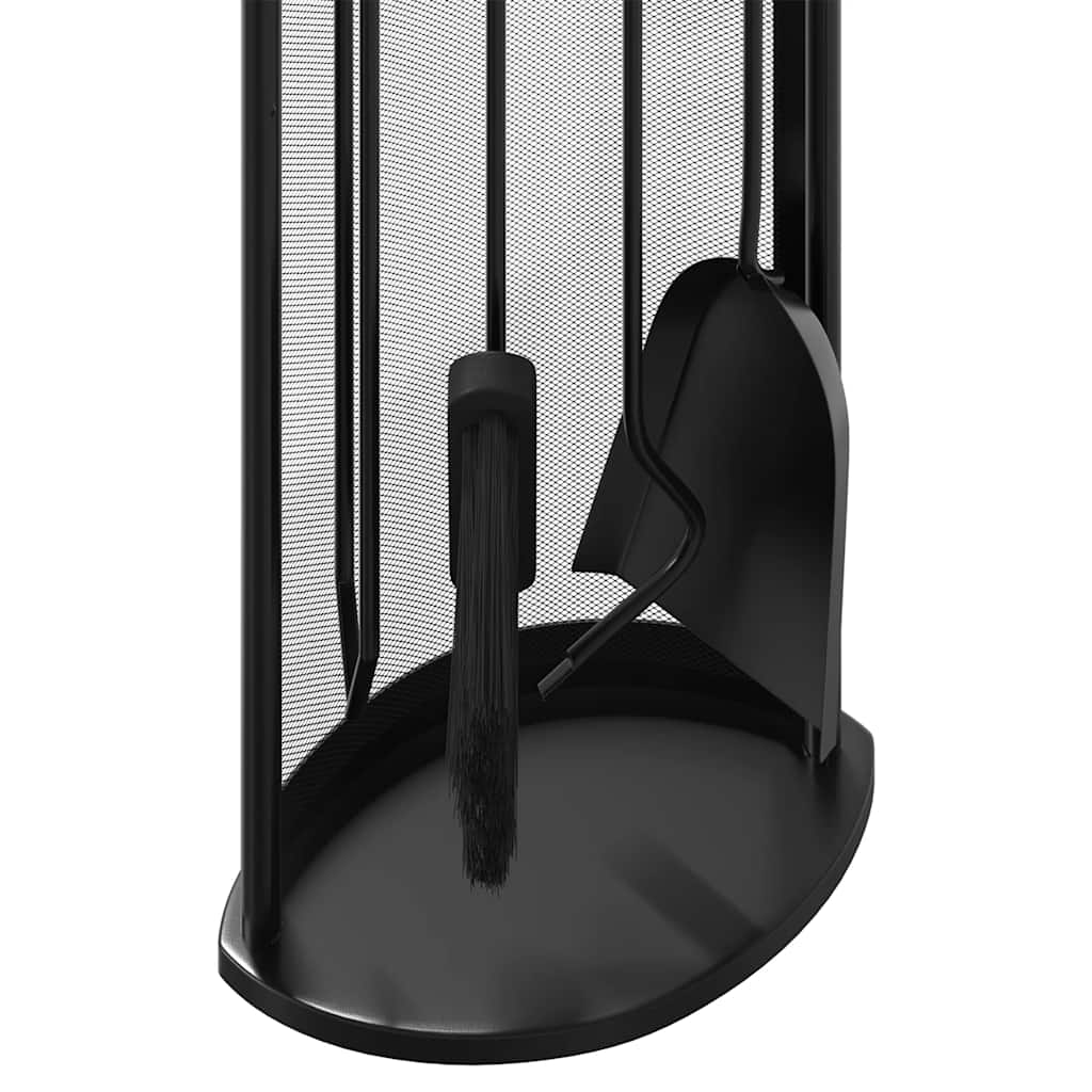 5 Piece Fireplace Tool Set 23x15x66 cm Steel
