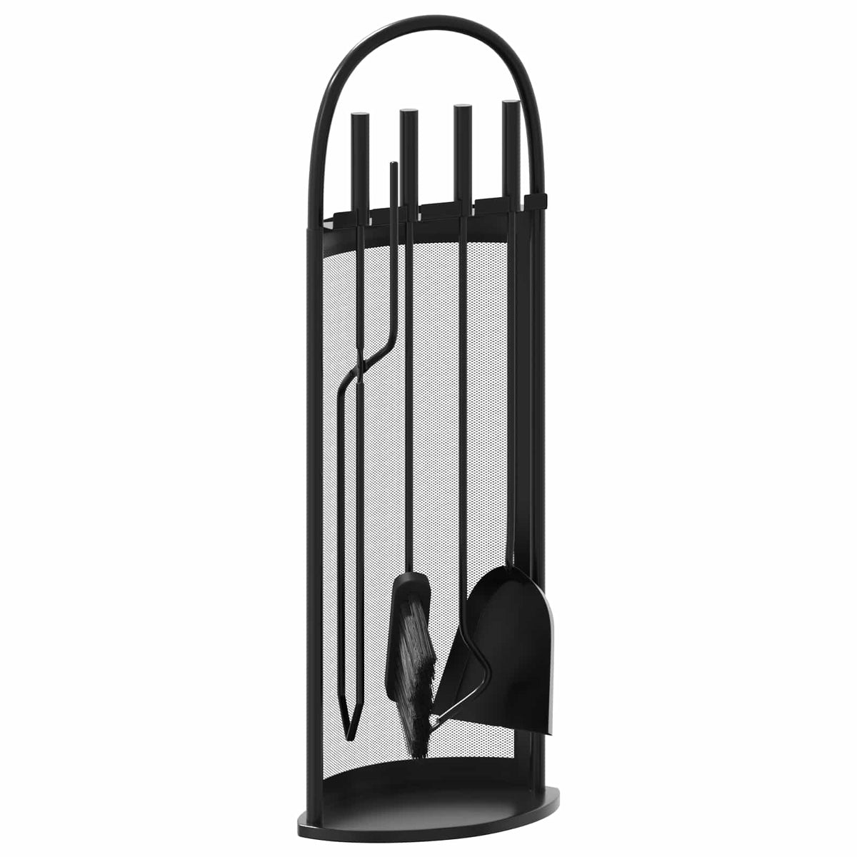 5 Piece Fireplace Tool Set 23x15x66 cm Steel