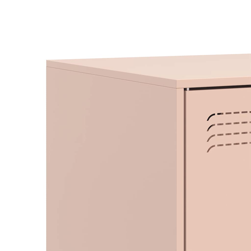TV Cabinet Pink 67x39x44 cm Steel
