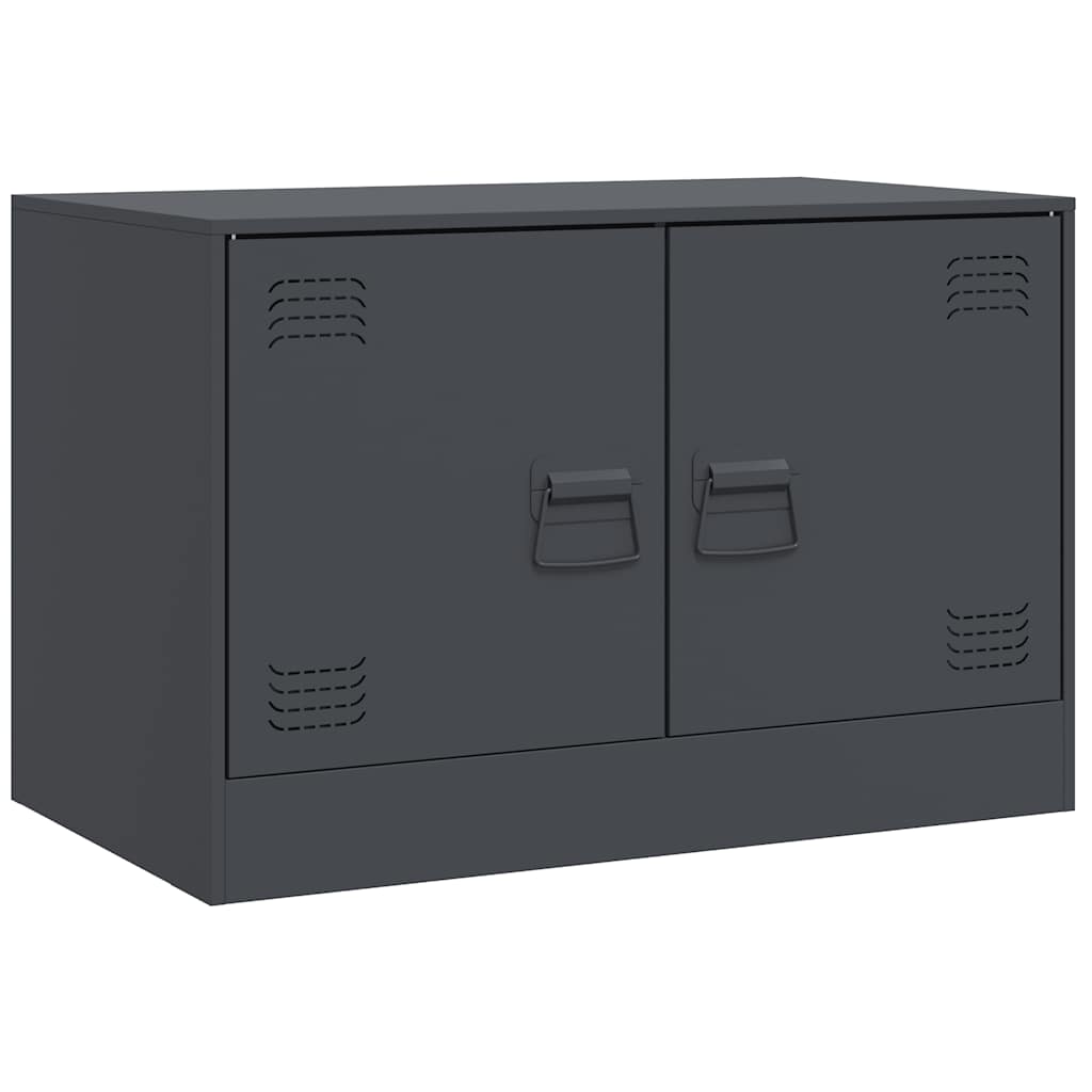 2 Piece TV Cabinet Set Anthracite 67x39x44 cm Steel