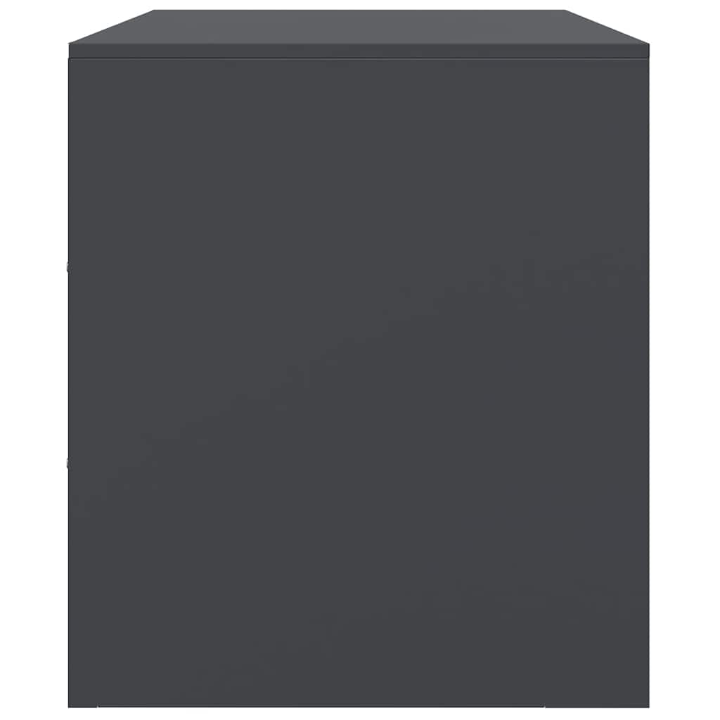 2 Piece TV Cabinet Set Anthracite 67x39x44 cm Steel