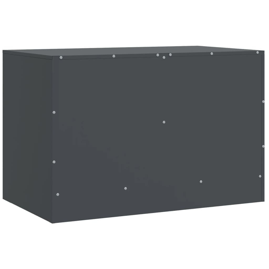 vidaXL TV Cabinets 2 pcs Anthracite 67x39x44 cm Steel