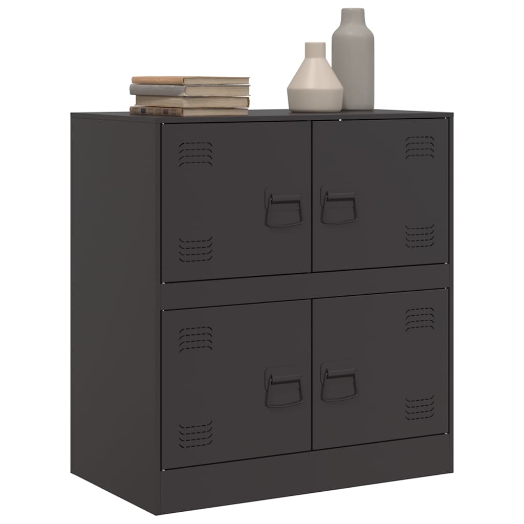 Sideboard | Black | Cold-rolled Steel | Medium | Sideboard | Rectangular