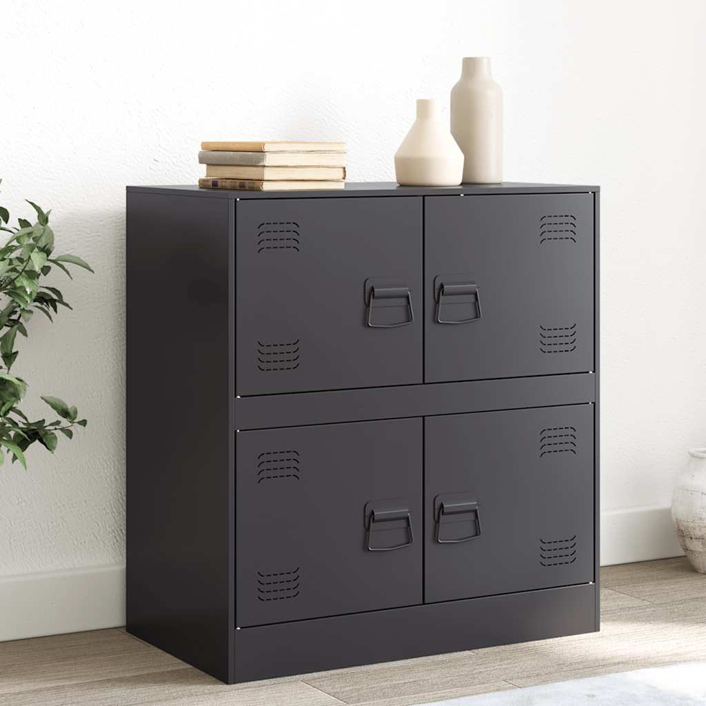 Sideboard | Black | Cold-rolled Steel | Medium | Sideboard | Rectangular