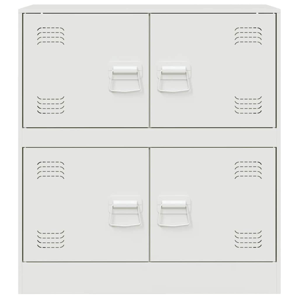 Sideboard White 67x39x73 cm Steel