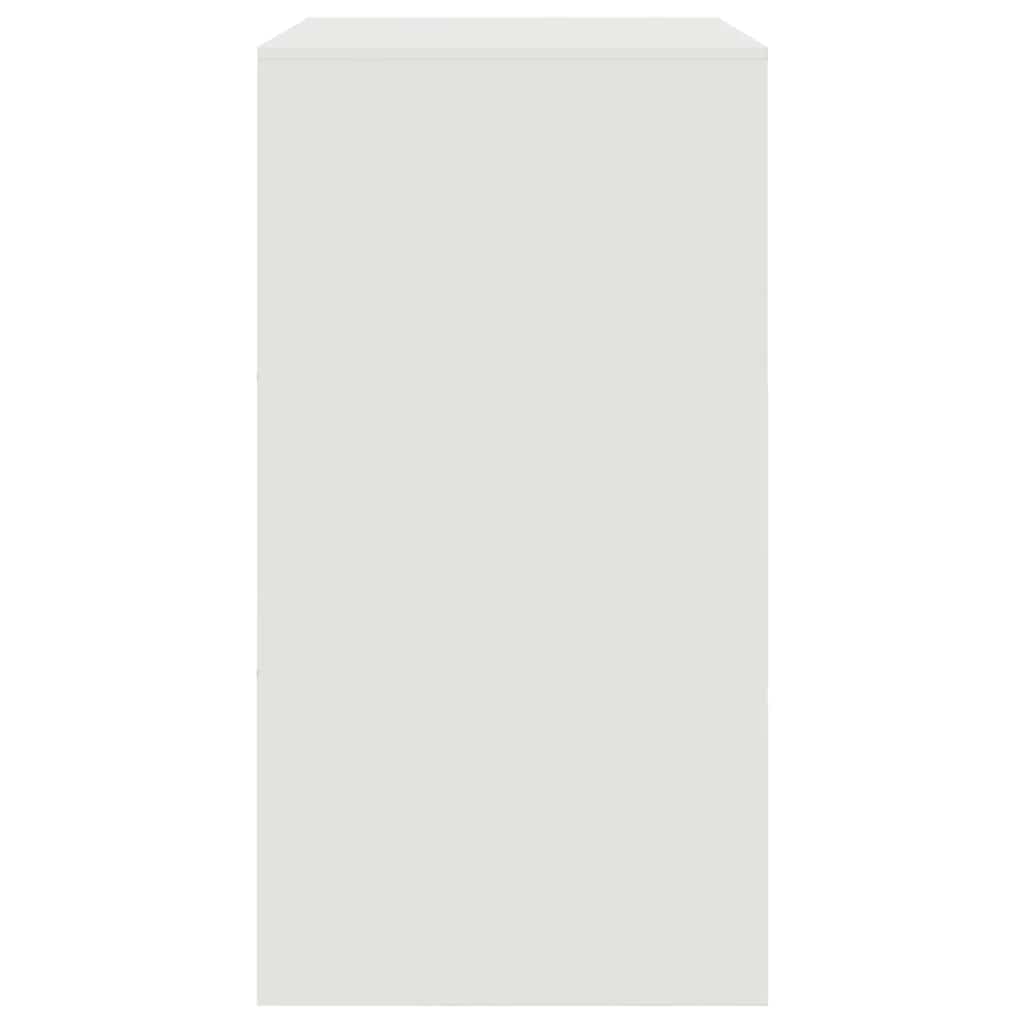 Sideboard White 67x39x73 cm Steel