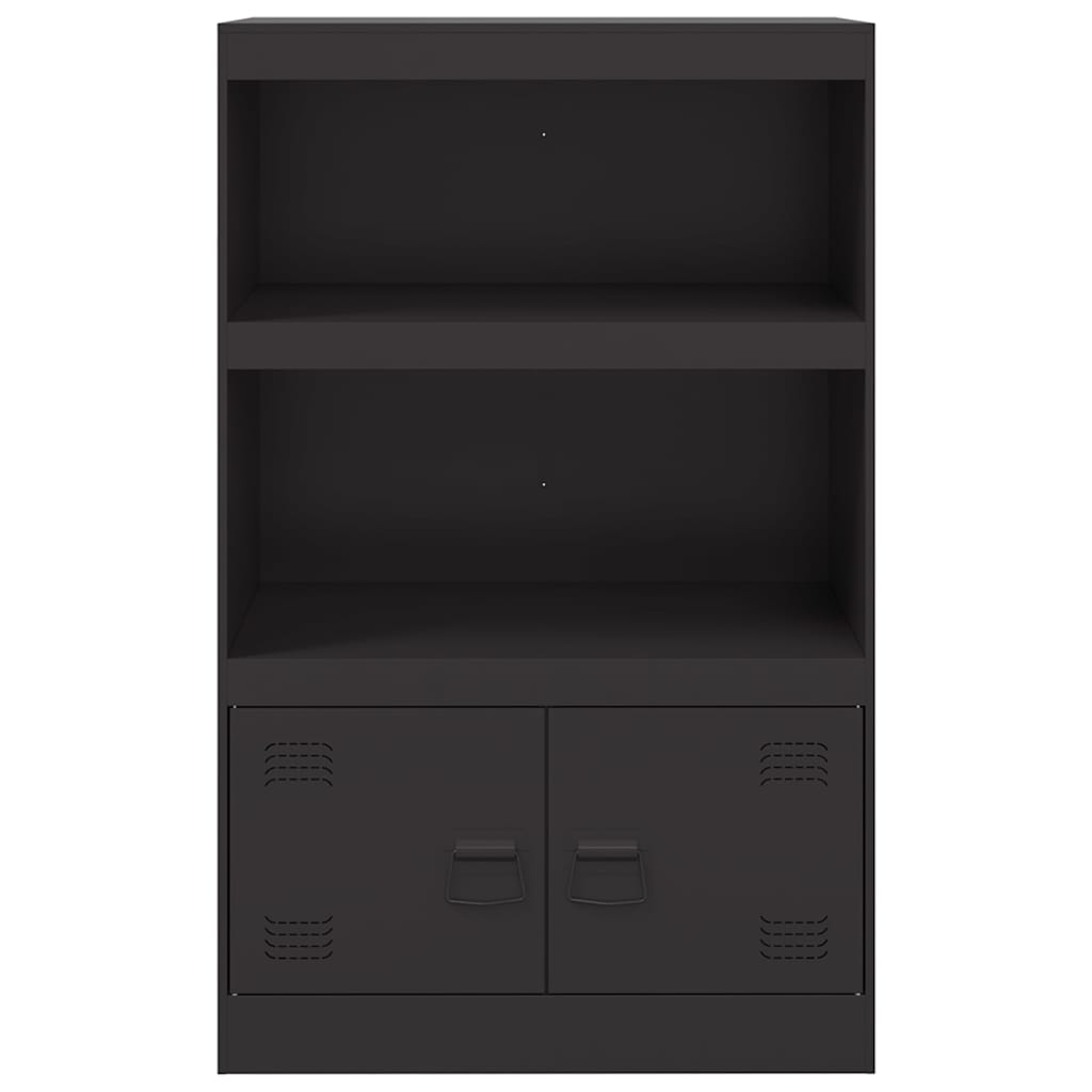 Sideboard Black 67x39x107 cm Steel