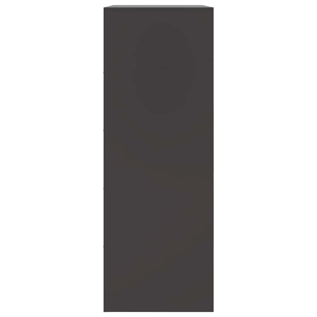 Sideboard Black 67x39x107 cm Steel