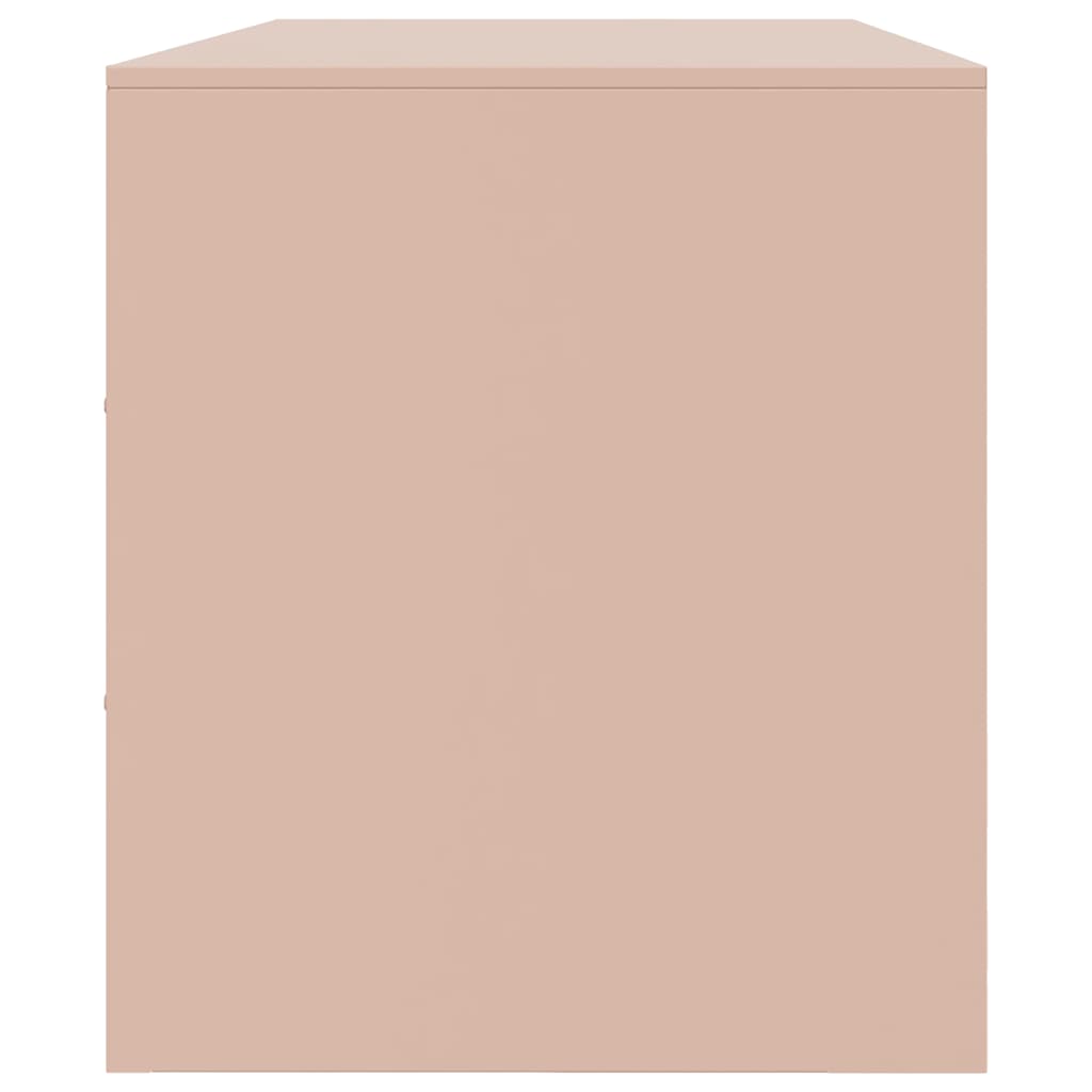 TV Cabinet Pink 99x39x44 cm Steel