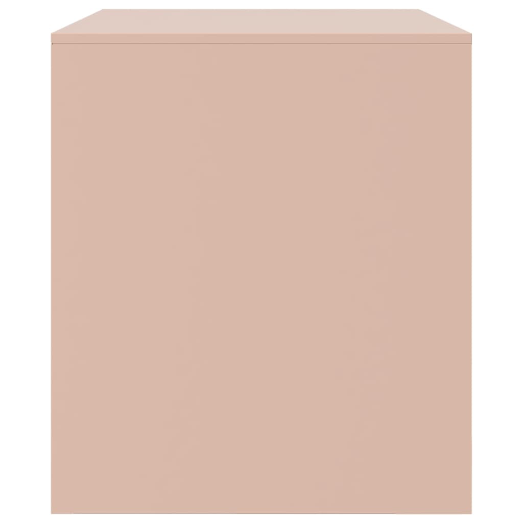 2 Piece TV Cabinet Set Pink 67x39x44 cm Steel