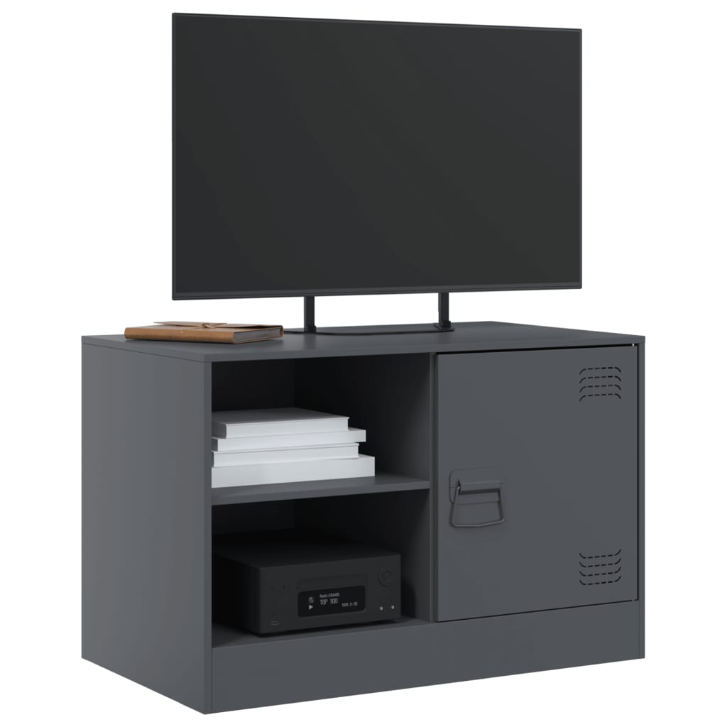 2 Piece TV Cabinet Set Anthracite 67x39x44 cm Steel