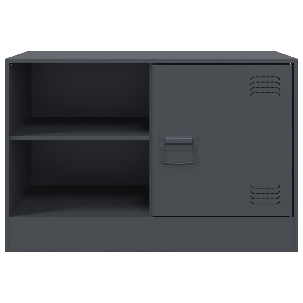 2 Piece TV Cabinet Set Anthracite 67x39x44 cm Steel