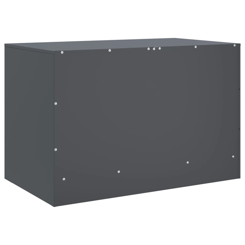 2 Piece TV Cabinet Set Anthracite 67x39x44 cm Steel