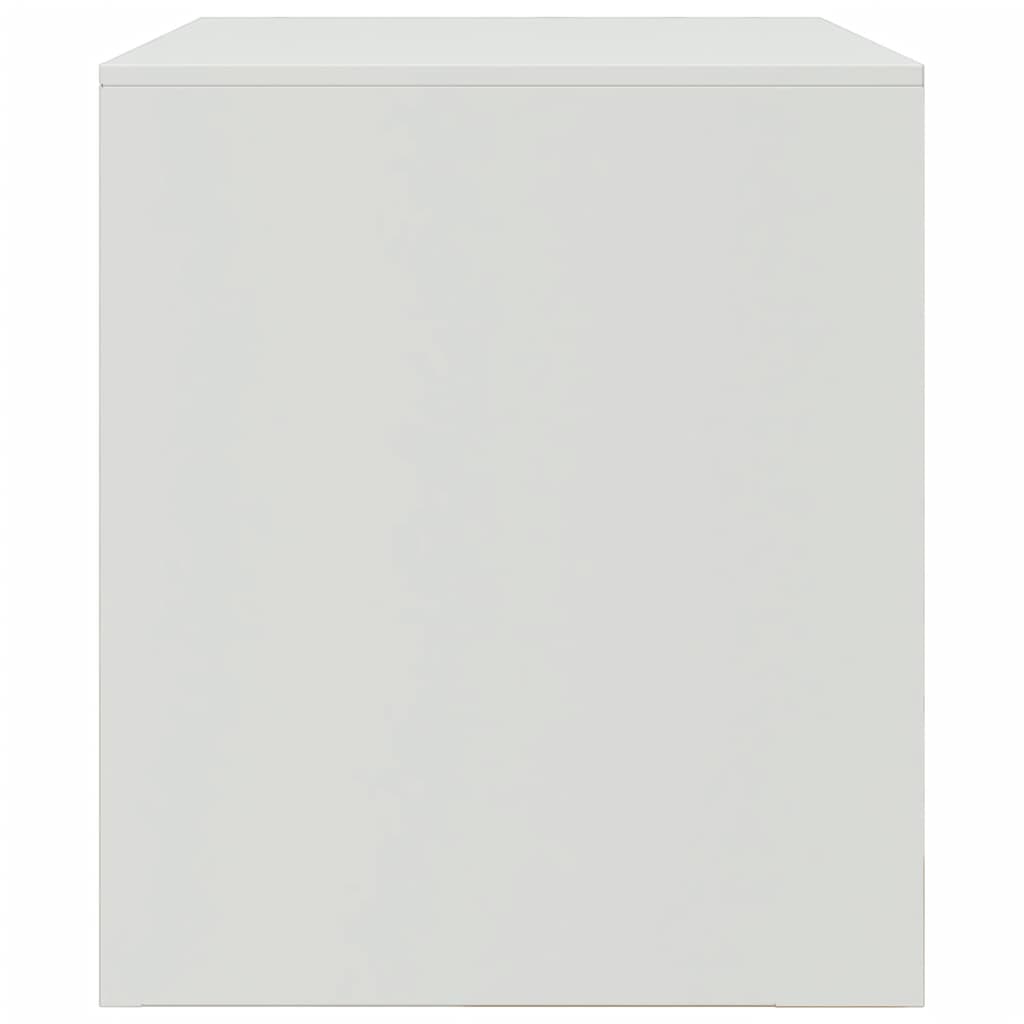 2 Piece TV Cabinet Set White 67x39x44 cm Steel