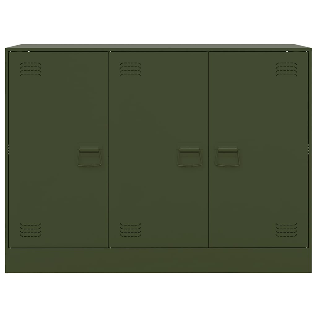 Sideboard Olive Green 99x39x73 cm Steel