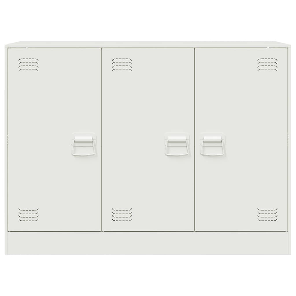 Sideboard White 99x39x73 cm Steel