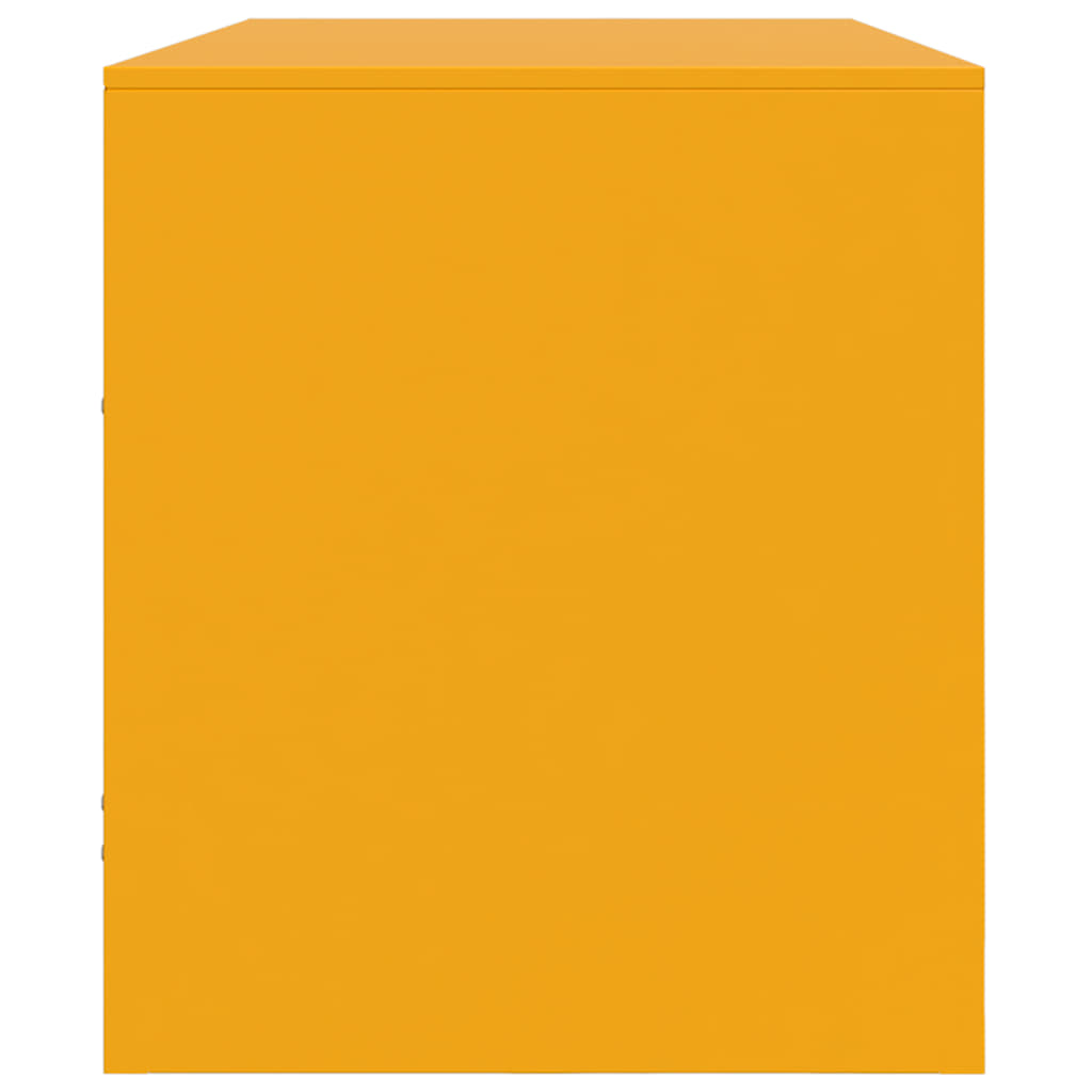 TV Cabinet Mustard Yellow 99x39x44 cm Steel