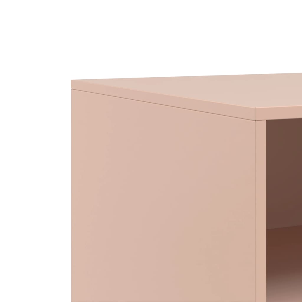 TV Cabinet Pink 67x39x44 cm Steel