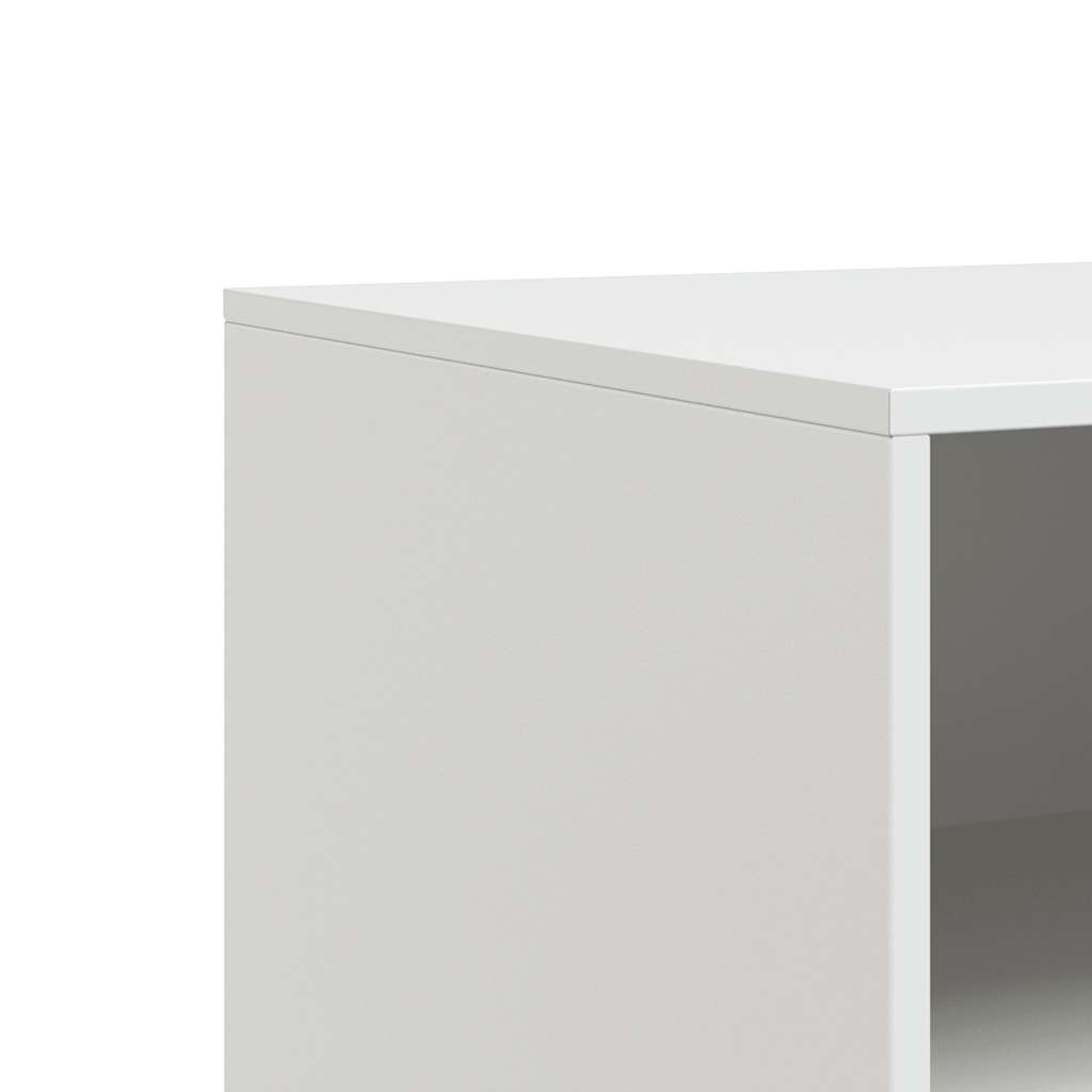 2 Piece TV Cabinet Set White 67x39x44 cm Steel
